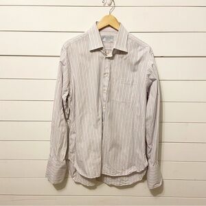 Charles Tyrwhitt | Men’s Colorful Stripped Button Down Dress Shirt Size 16 1/2